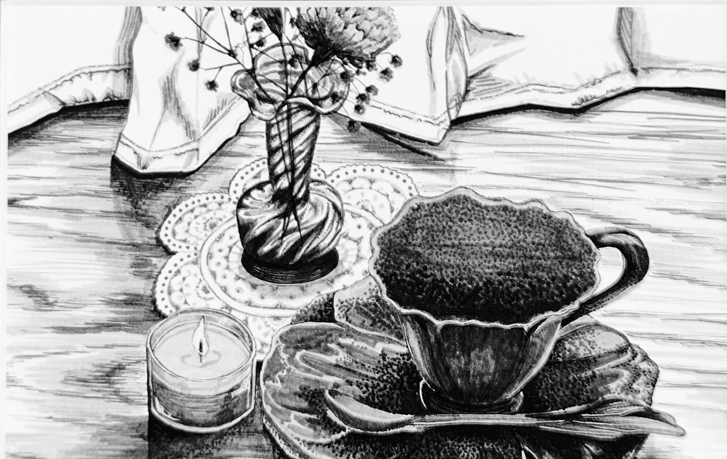 ‘Tea for one’ Art Print